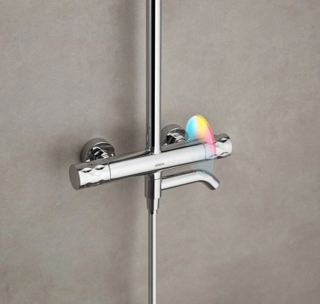 Душевая система с изливом Arrow AG3317SHU1CP хром