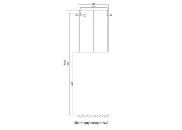 Шкаф Акватон Йорк 1A171303YOAD0