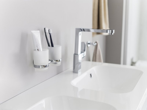 Стакан двойной для зубных щеток Ravak Chrome CR 220 X07P189