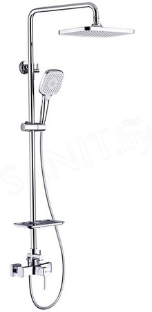 Душевая система Lemark Evitta с регулируемой высотой штанги (LM0560C)