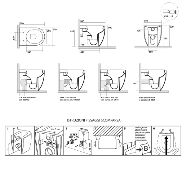 Унитаз приставной безободковый Kerasan Flo 311901 белый, без сиденья