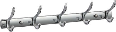 Планка с крючками 5 крючков Savol S-06205B