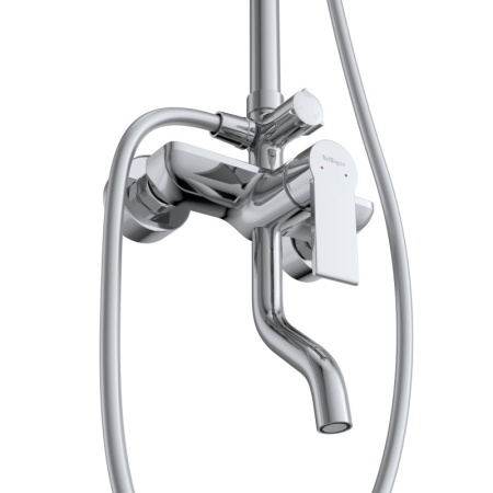 Комплект смесителей для ванной комнаты BelBagno AURORA-VSCM/LVM-CRM