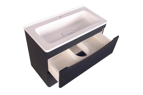 Тумба под раковину напольная Style Line Бергамо СС-00002321 черный