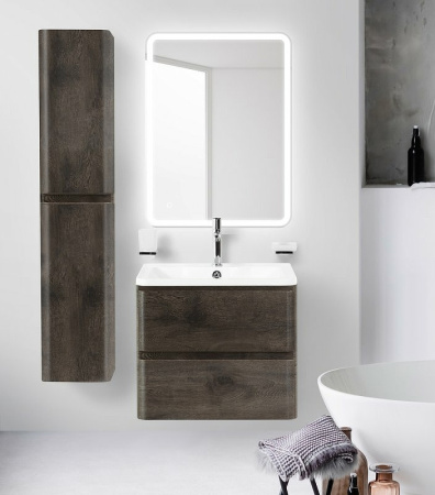 База под раковину BelBagno ALBANO-600-2C-SO-RNG подвесная Nature Grigio