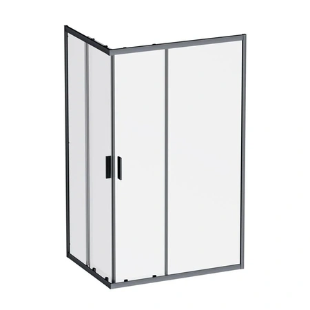 Душевой уголок (120х90) Am.Pm Gem W90G-403-120290-BT черный матовый