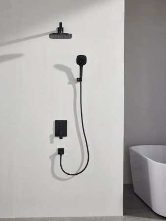 Душевой комплект Arrow ARQ1201HUMB черный 
