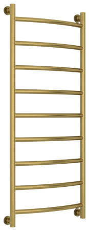 Полотенцесушитель Водяной Выгнутая Сунержа Галант + (120х50) Состаренная Латунь 051-0200-1250