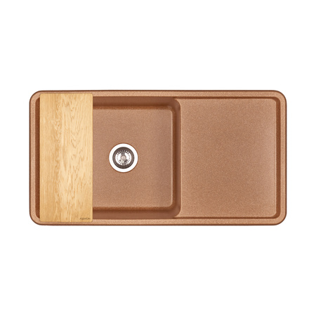 Кухонная мойка Aquaton Беллис 97 1A725132BS270 терракот