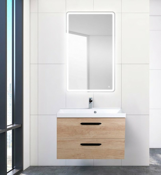 База под раковину подвесная BelBagno AURORA-700-2C-SO-RNN Rovere Nebrasca Nature