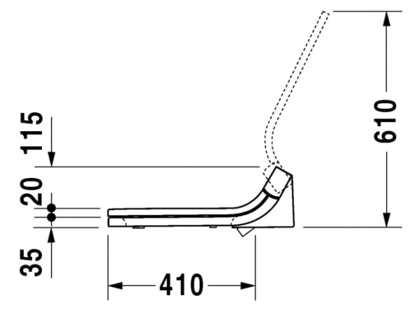 Сиденье для унитаза Duravit DuraStyle SensoWash 610200002000300