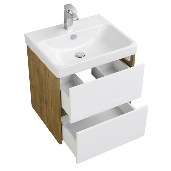 Тумба с раковиной Aquaton Сканди 55 1A2517K0SDZ90