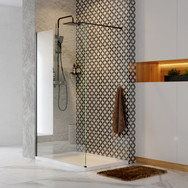 Душевая перегородка (90х200) WasserKRAFT Abens 20W39