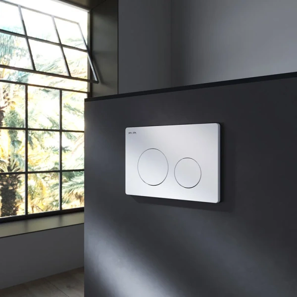 Комплект унитаза с инсталляцией Am.Pm Sense FlashClean IS90101.8F1701 с сиденьем микролифт, кнопка белый глянец