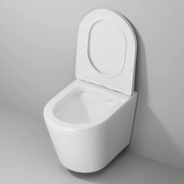 Унитаз подвесной безободковый Grossman Fly GR-4478S с сиденьем микролифт