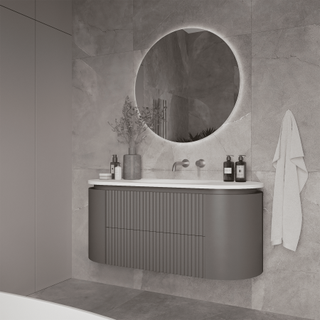 Смеситель для раковины скрытого монтажа Oliveeka OL-88869017-BRG матовая медь