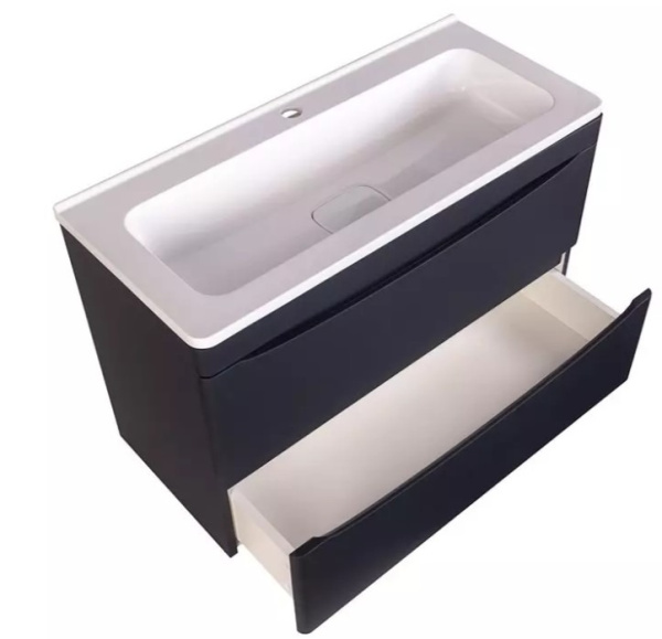 Тумба под раковину напольная Style Line Бергамо СС-00002366 черный