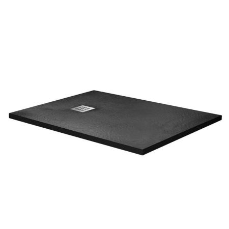 Поддон из искусственного мрамора BelBagno TRAY-MR-UNO-AH-120/90-35-NERO-CR