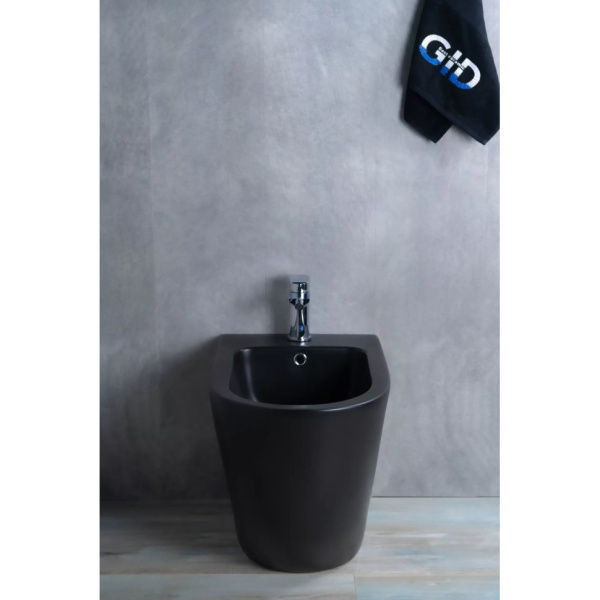 Биде напольное Gid BDN-36BM черный матовый