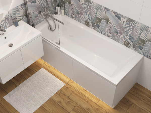 Ванна акриловая прямоугольная Cersanit NATURE 170x70 64244