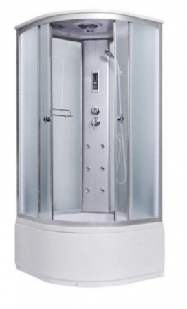 Душевая кабина 100х100 Aqualux Giro AQ-40700GF Wh