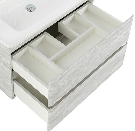База под раковину BelBagno ALBANO-CER-800-2C-SO-RVB подвесная Rovere Vintage Bianco