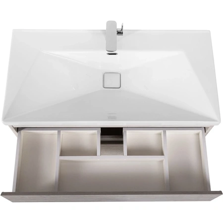 Тумба под раковину Cezares MOLVENO-100-2C-SO-LB Legno Bianco