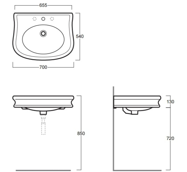 Раковина Simas Lante LA10bi*1