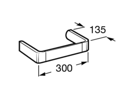 Полотенцедержатель Roca для биде Select 816314001