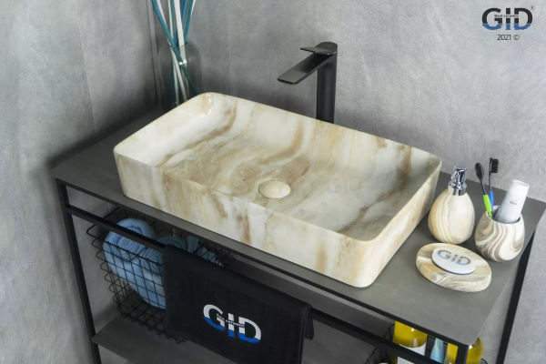 Раковина накладная (60х34) Gid Mnc596