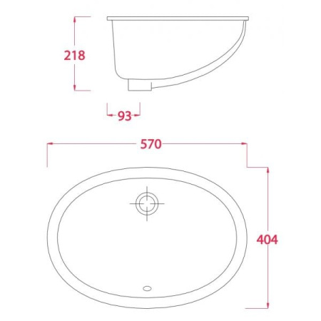 Раковина Artceram Diana DIL001 01 00 bi*0