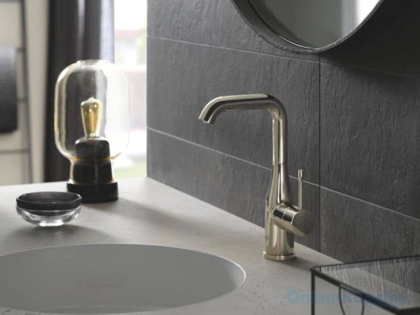 Смеситель однорычажный для раковины Grohe Essence New 32628 BE1 (32628BE1) никель глянец