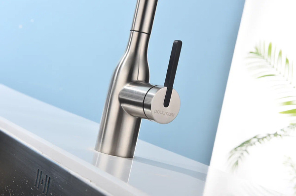 Смеситель для кухни с подключением к фильтру  Paulmark Viper Vi213105-NI