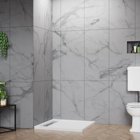 Душевой поддон (80х80) Belbagno Tray TRAY-BB-DUE-A-100-4-W0 без сифона