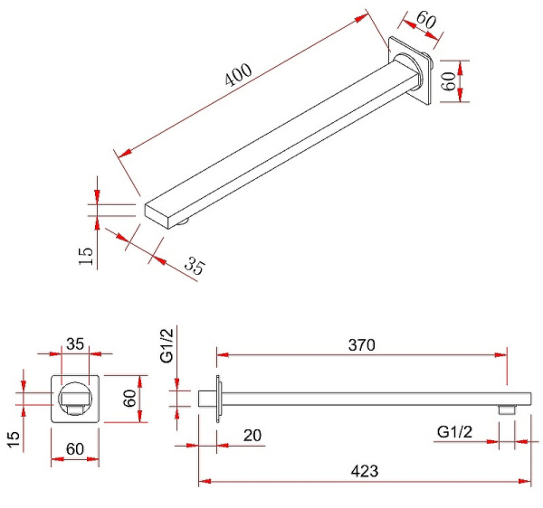 Душевая система Berges Wasserhaus Nardis 3S 071005