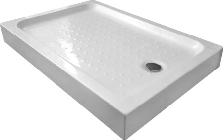 Акриловый душевой поддон (100х90) Gemy ST12B прямоугольная, белый