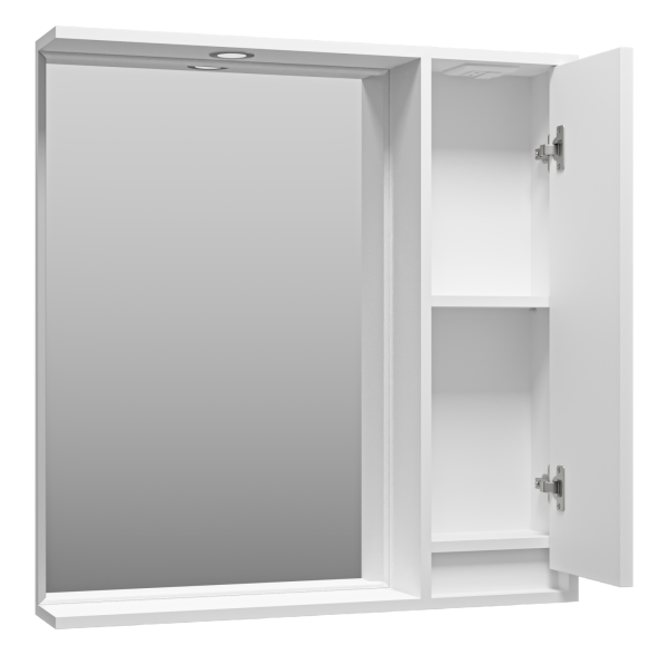 Зеркальный шкаф (78х80) Brevita Balaton 80 правый  BAL-04080-01-П