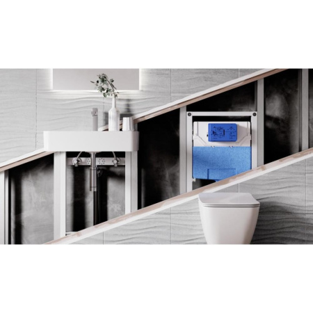 Комплект унитаз + инсталляция Ideal Standard Tesi P3868V1