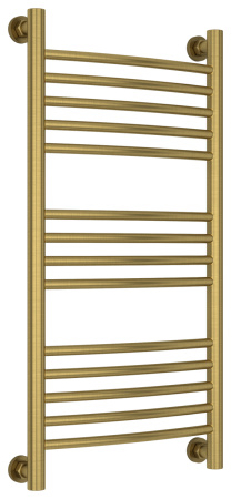 Полотенцесушитель Водяной Выгнутая Сунержа Богема + (80х40) Состаренная Латунь 051-0221-8040