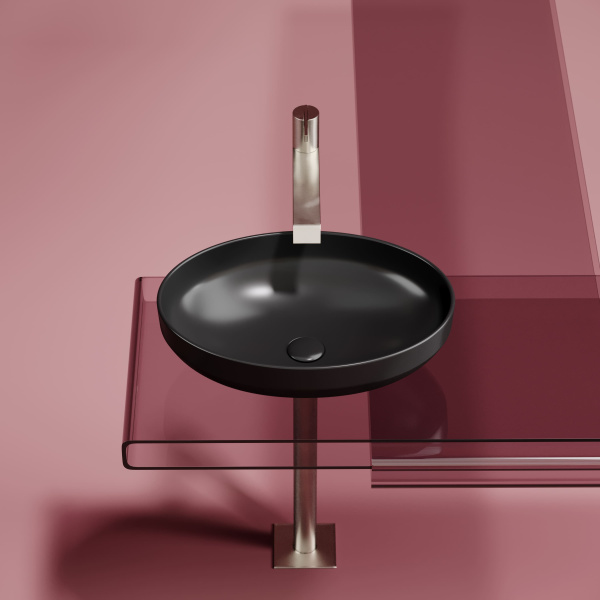 Раковина накладная (50,2х36,3) Ceramica Nova ELEMENT CN6056MB