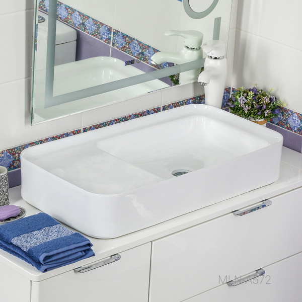 Раковина накладная (76,5х41) Melana A572-805