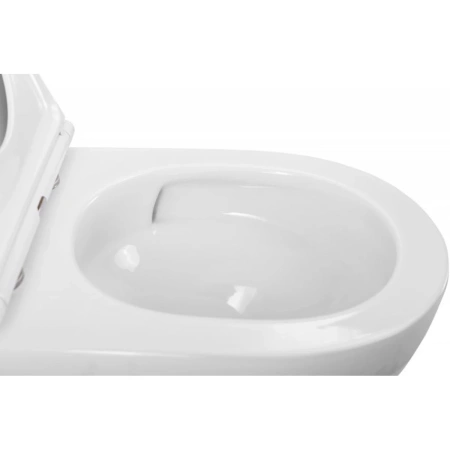 Унитаз подвесной безободковый BelBagno Senso-R BB046CH-TOR/SC с сиденьем микролифт