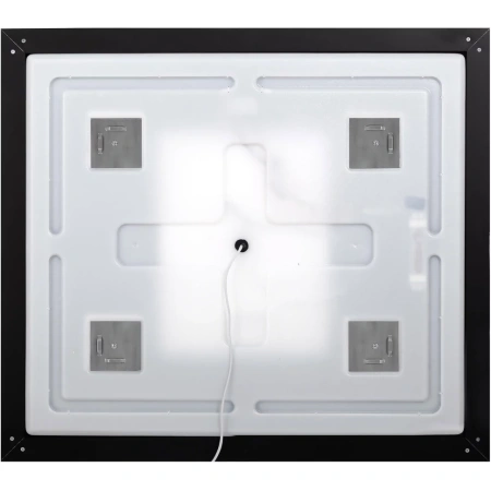 Зеркало (90х80) BelBagno Kraft SPC-KRAFT-900-800-LED-TCH-WARM-NERO с подсветкой