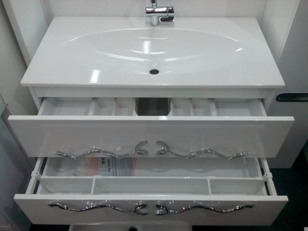 Тумба под раковину Clarberg Due amanti 100 DUE0110W