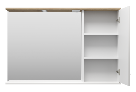 Зеркало-шкаф (118х80) Misty Респект 120 правый Э-Рес02120-1П