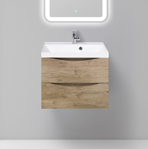 База под раковину подвесная BelBagno MARINO-600-2C-SO-RN-P Rovere Nature