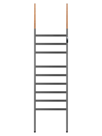 Полотенцесушитель электрический напольный WONZON & WOGHAND BREMEN, темный графит WW-A207-GM