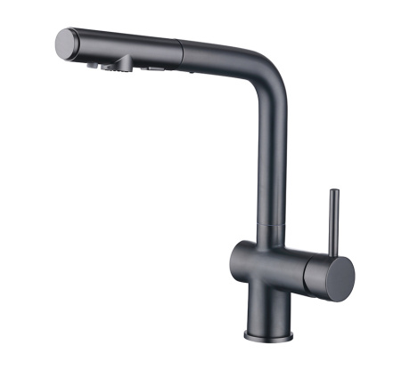 Смеситель для кухни EMAR ЕС - 7019 Black