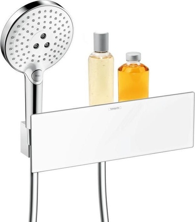Подключение для душевого шланга с держателем Hansgrohe FixFit Porter 300 26456400 белый/хром