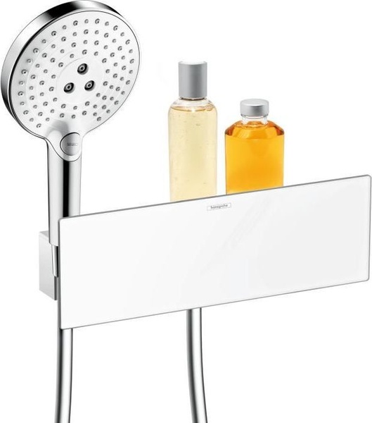 Подключение для душевого шланга с держателем Hansgrohe FixFit Porter 300 26456400 белый/хром